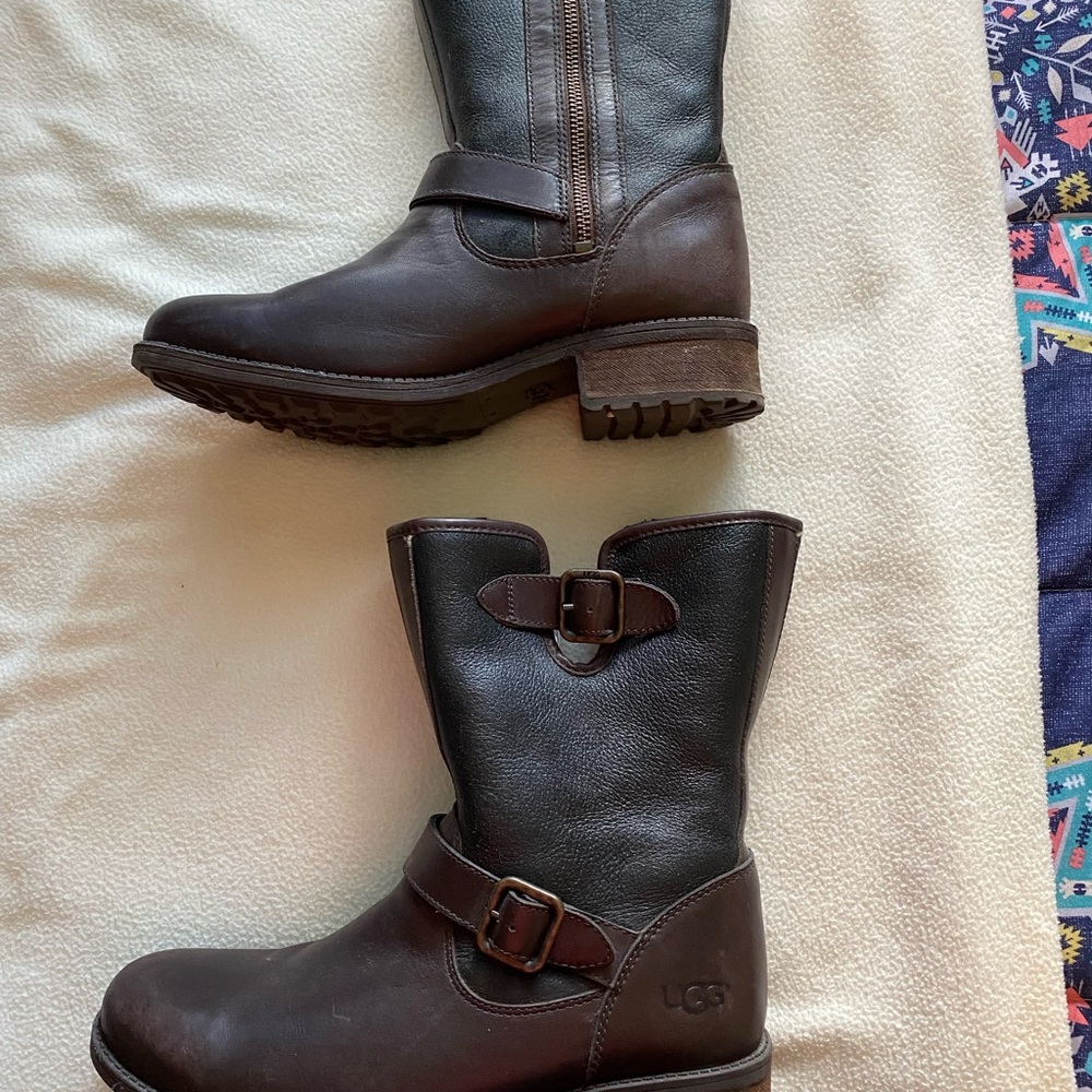 UGG Chaney brown twinface/leather boot purchased in 2016.